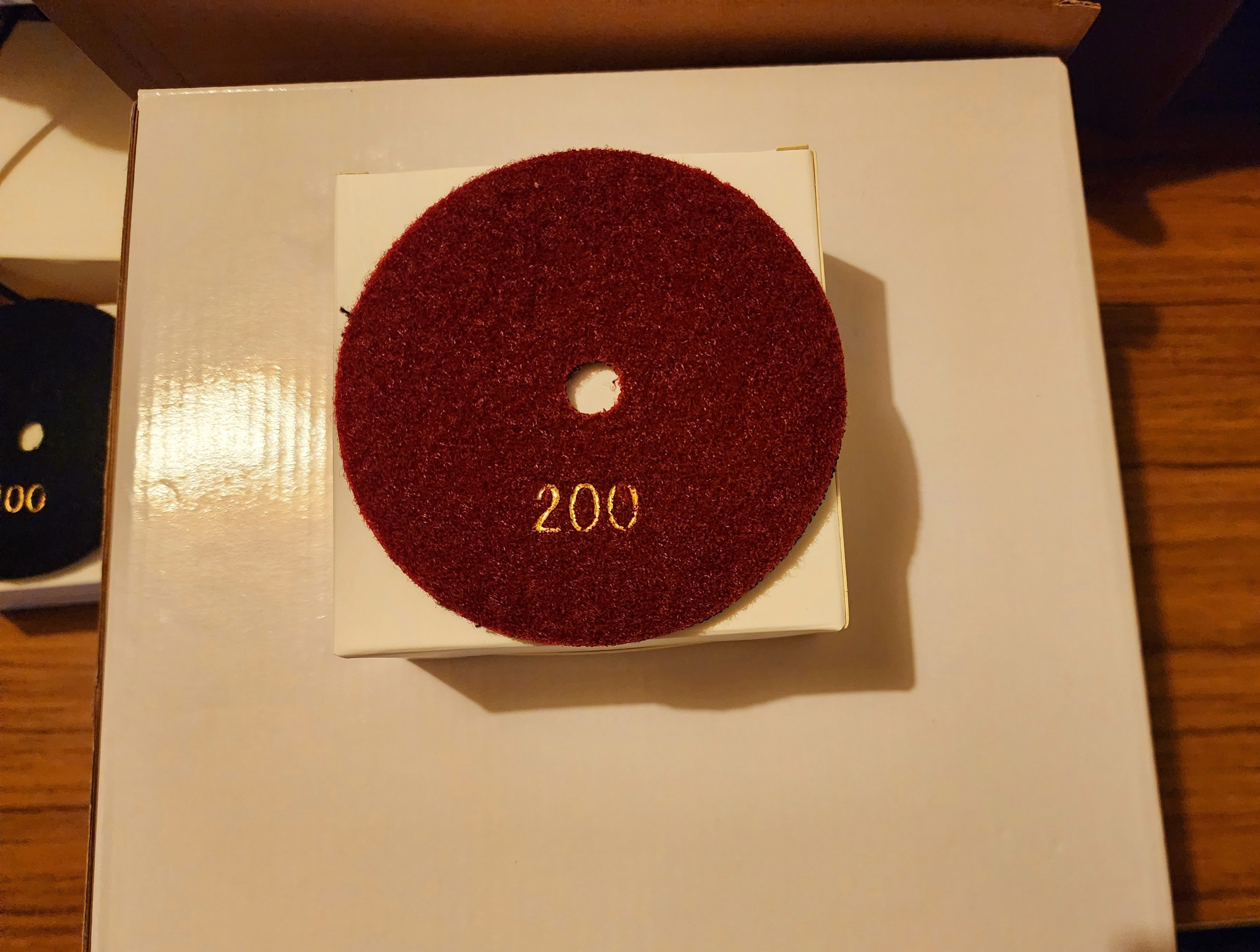 Diamond polishing pad dry #200