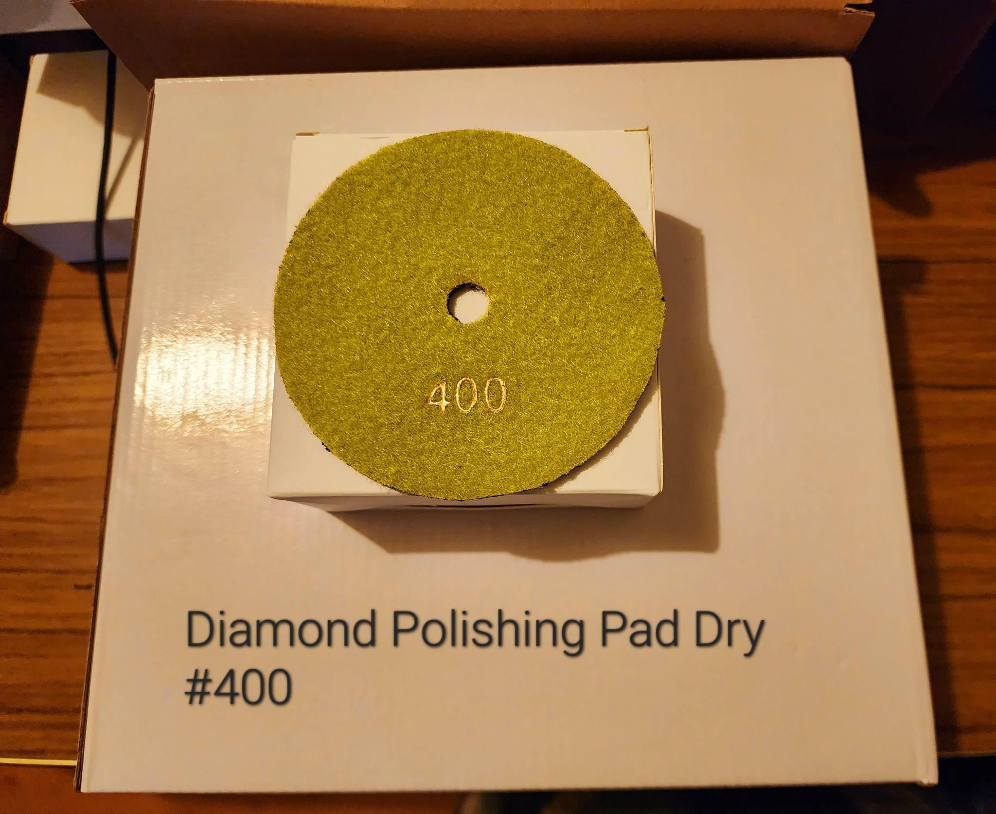 Diamond polishing pad dry #400