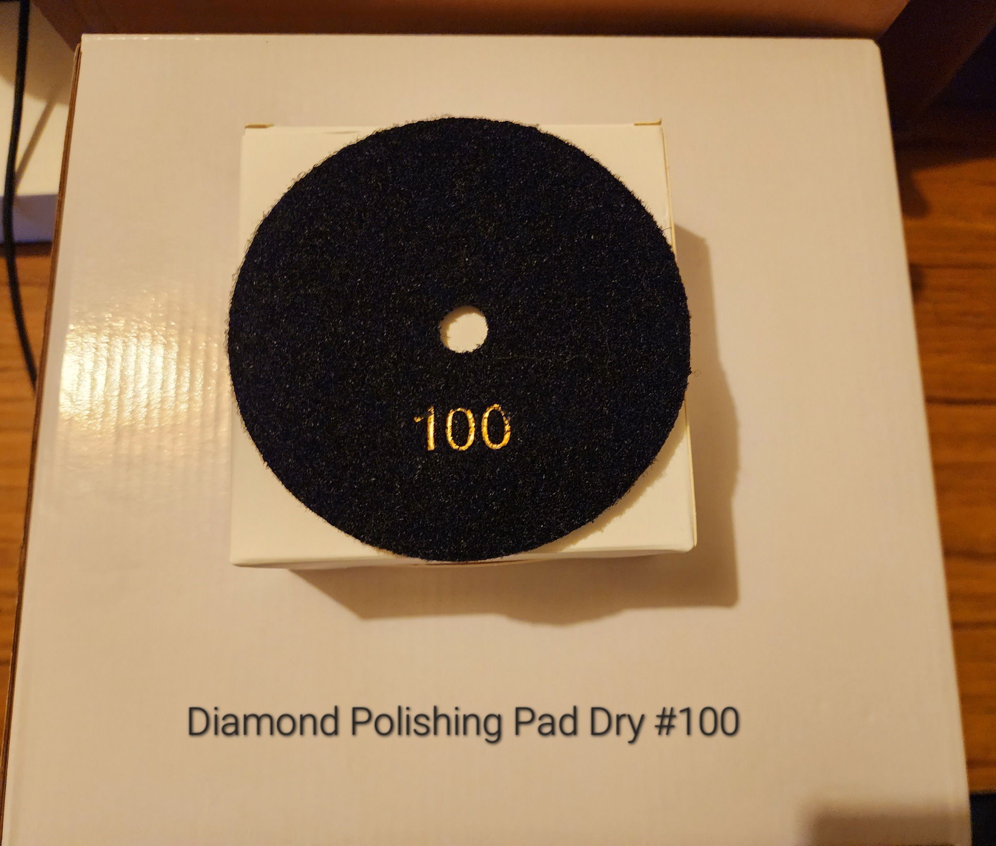 Diamond polishing pad dry #100