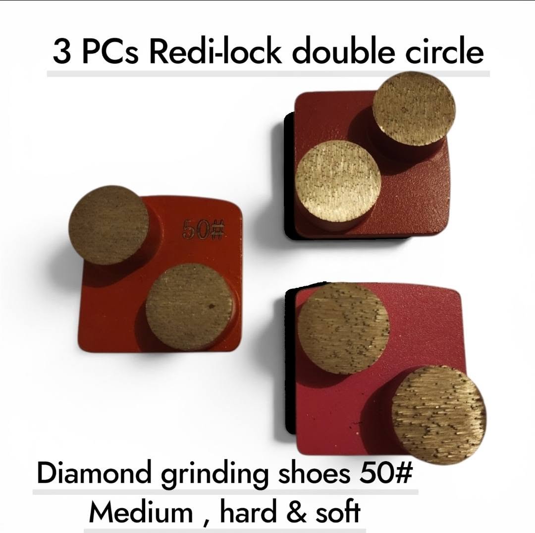 3 PCS REDI-LOCK DOUBLE CIRCLE 30#  50#  60# medium, soft & hard